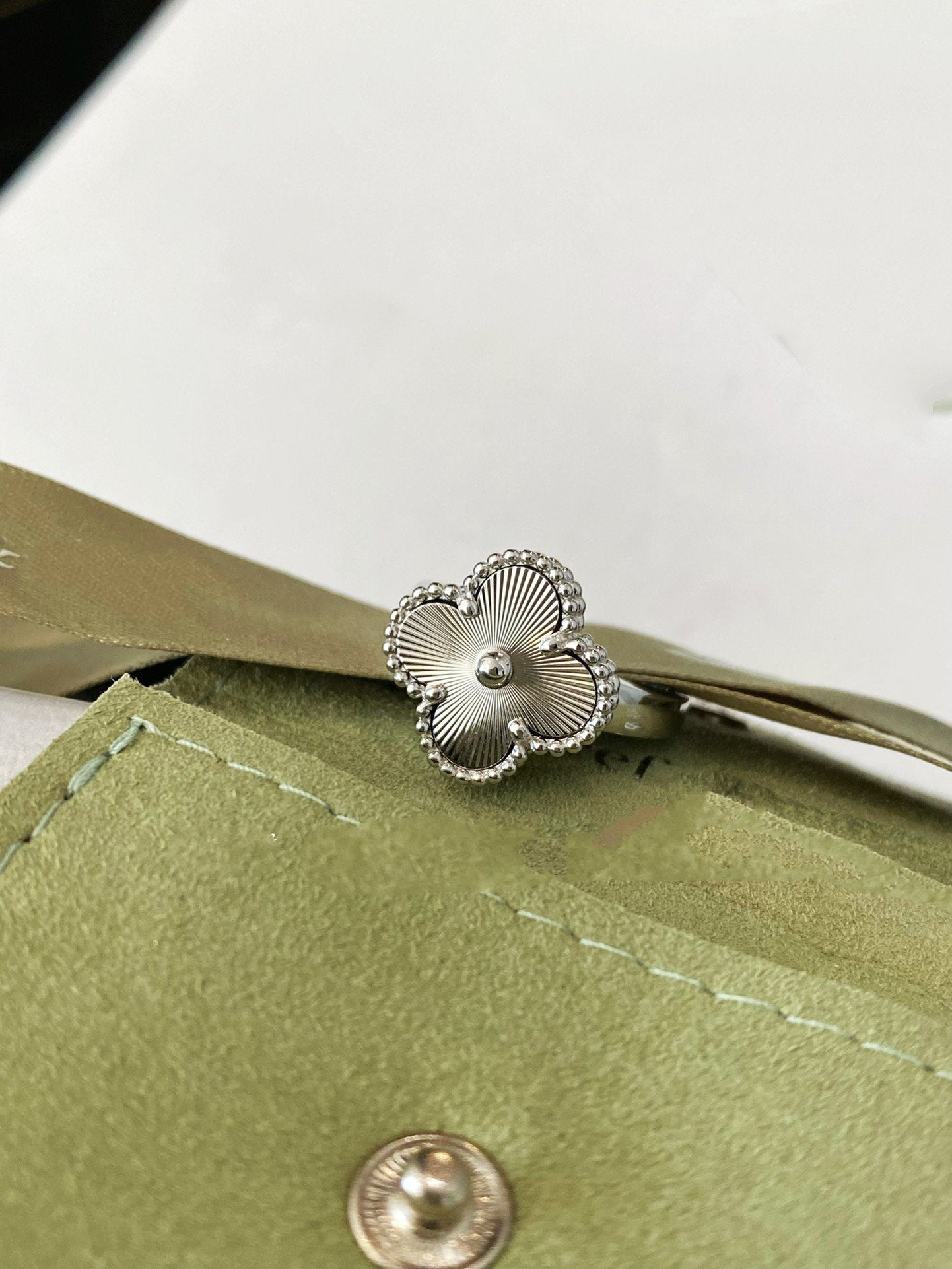 [Bloom]CLOVER SILVER RING