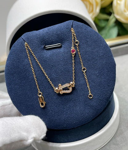 [Bloom]FORCE 10 DIAMOND PINK GOLD NECKLACE