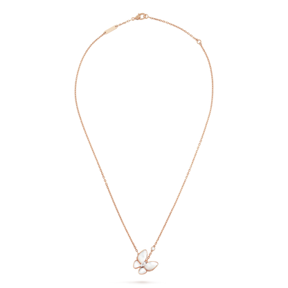 [Bloom]BUTTERFLY MOP DIAMOND NECKLACE