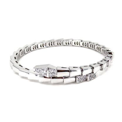 [Bloom]SERPENTI BRACELET DIAMONDS SILVER