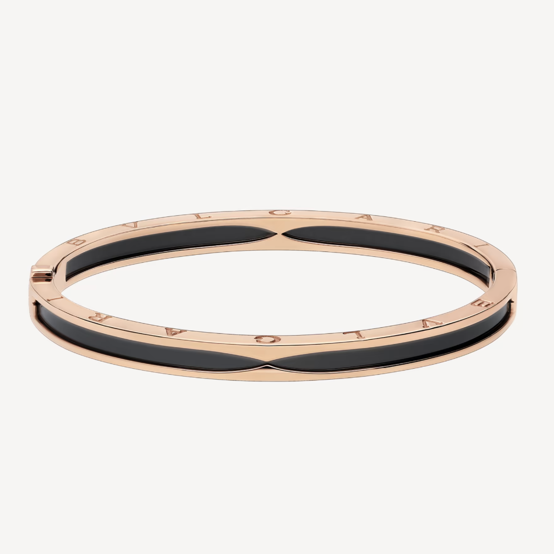 [Bloom]ZERO 1 PINK GOLD WITH BLACK CERAMIC BRACELET