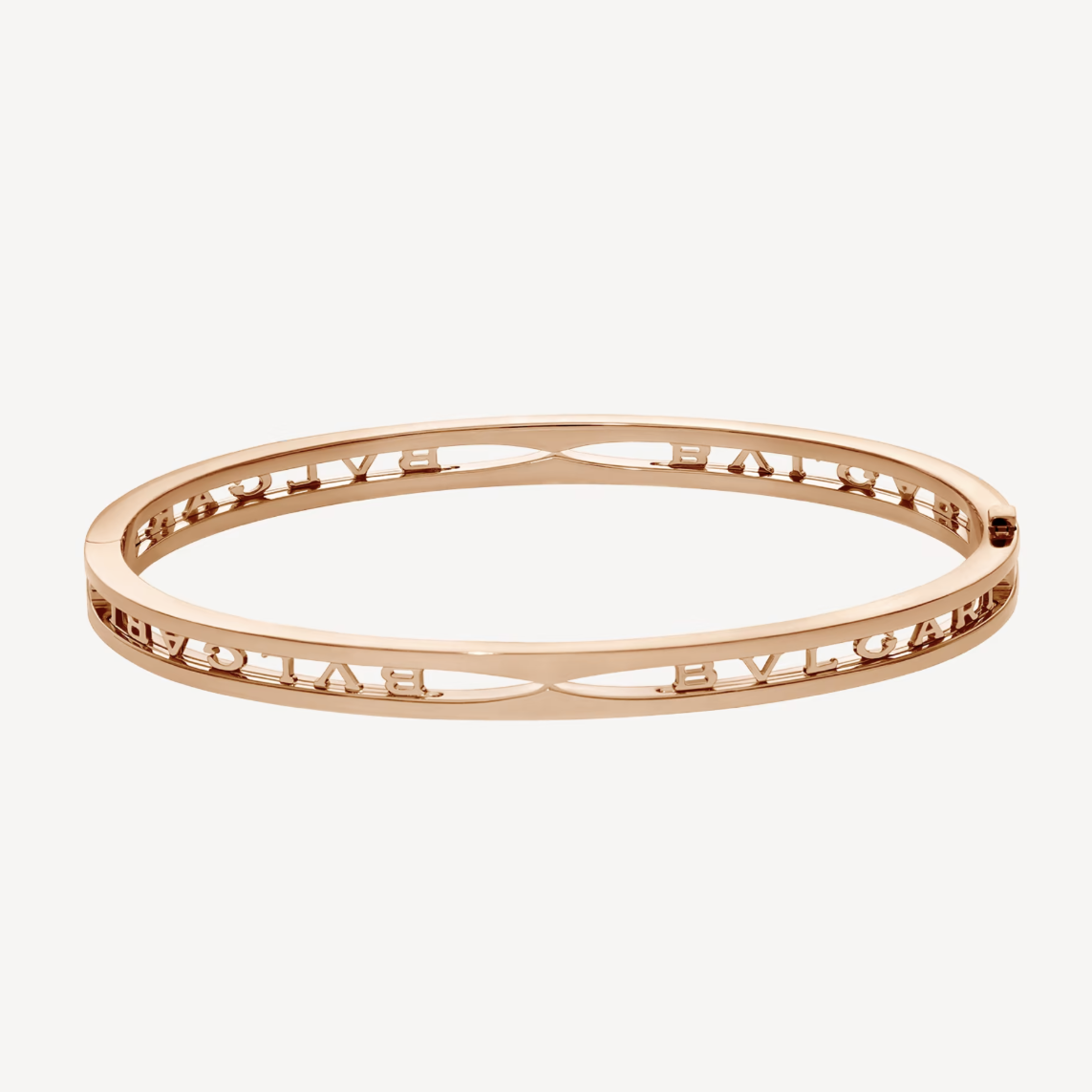 [Bloom]ZERO 1 SPIRAL LOGO PINK GOLD BRACELET