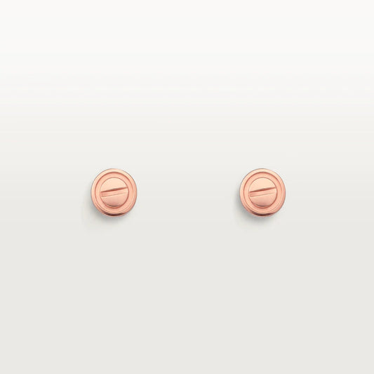 [Bloom]LOVE EARRINGS PINK GOLD 10MM