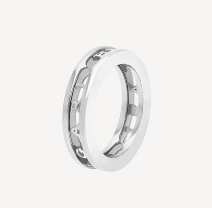 [Bloom]ZERO 1 ONE-BAND WITH OPENWORK LOGO SPIRAL RING