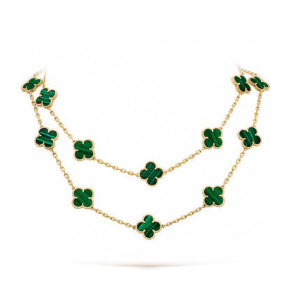 [Bloom]CLOVER 20 MOTIFS MALACHITE GOLD