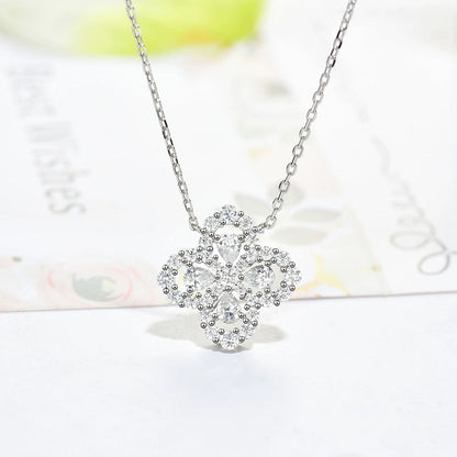 [Bloom]LOOP NECKLACE FULL MOTIF DIAMOND 16MM MULTIPLE COLORS