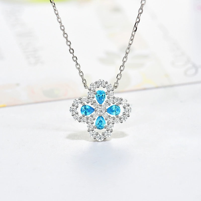 [Bloom]LOOP NECKLACE FULL MOTIF DIAMOND 16MM MULTIPLE COLORS