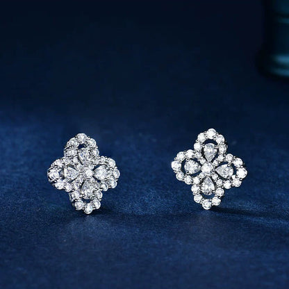 [Bloom]LOOP EARRINGS FULL MOTIF DIAMOND 16MM