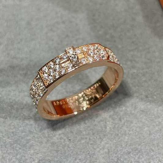 [Bloom]KELLY PINK GOLD DIAMOND RING