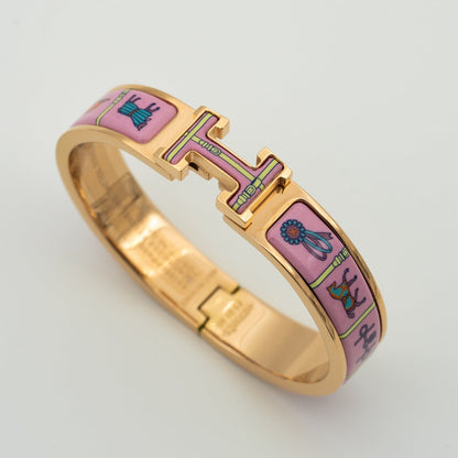 [Bloom]H PINK GOLD BRACELET PINK CERAMIC