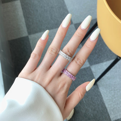 [Bloom]Sparkling Full Heart Ring