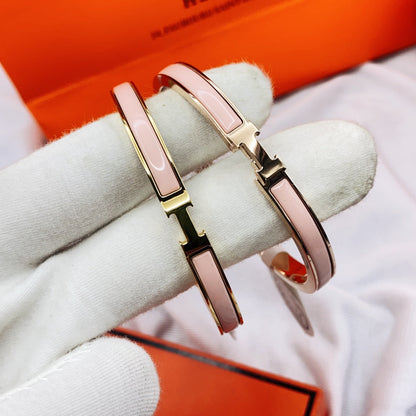 [Bloom]CLASSIC HM CLIC  PINK 8MM ENAMEL BRACELET