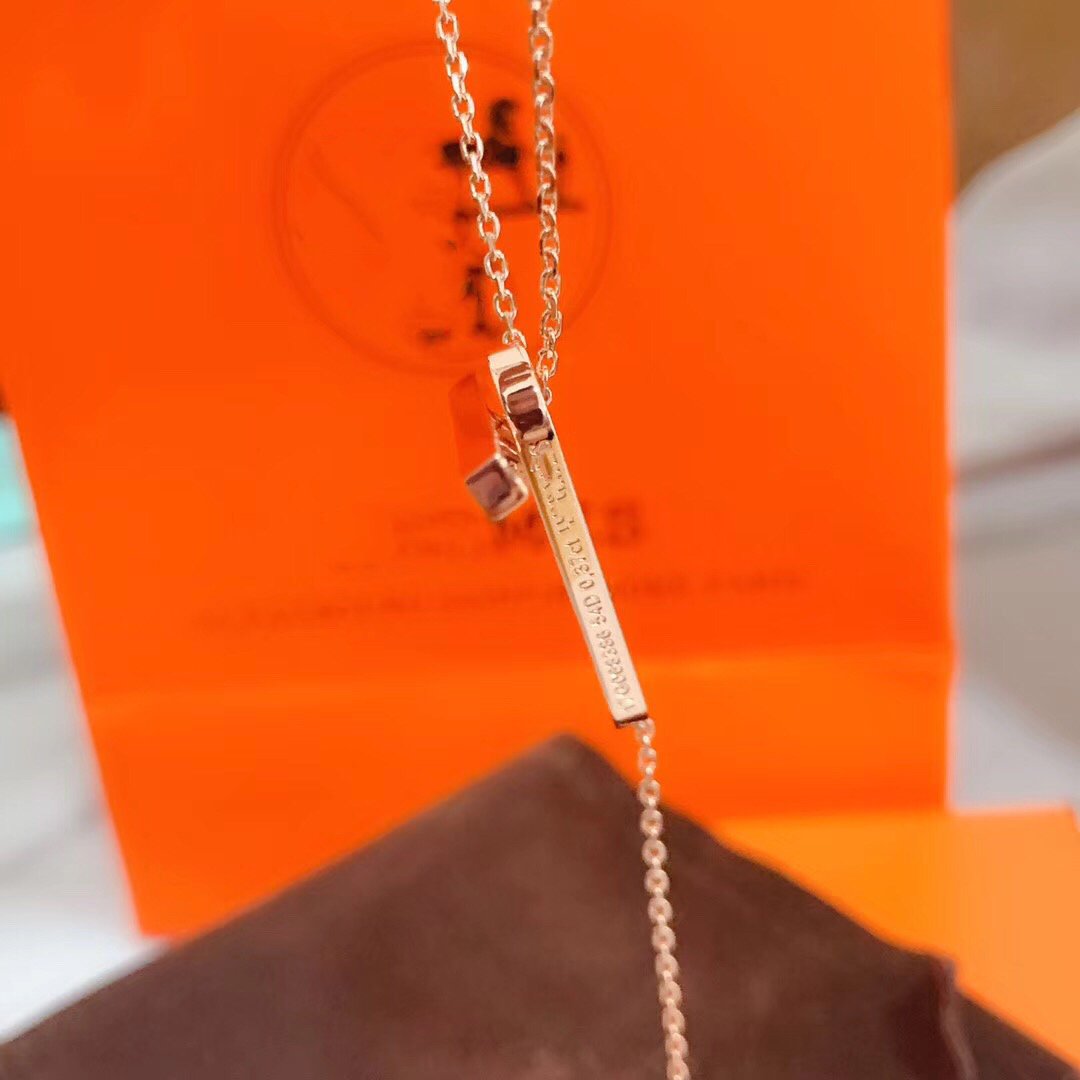 [Bloom]HM NECKLACE PLATINUM ROSE GOLD DIAMOND