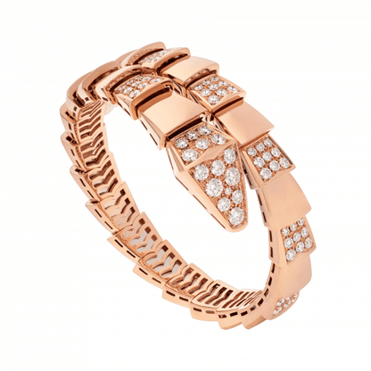 [Bloom]SERPENTI WIDE BRACELET PINK GOLD DIAMOND