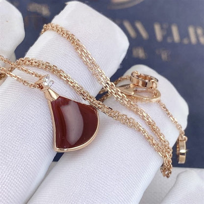 [Bloom]DREAM NECKLACE CARNELIAN 1 DIAMOND