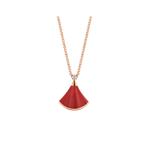 [Bloom]DREAM NECKLACE CARNELIAN 1 DIAMOND