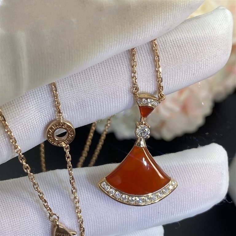 [Bloom]DREAM NECKLACE CARNELIAN DIAMOND