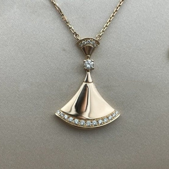 [Bloom]DREAM NECKLACE PINK GOLD DIAMOND