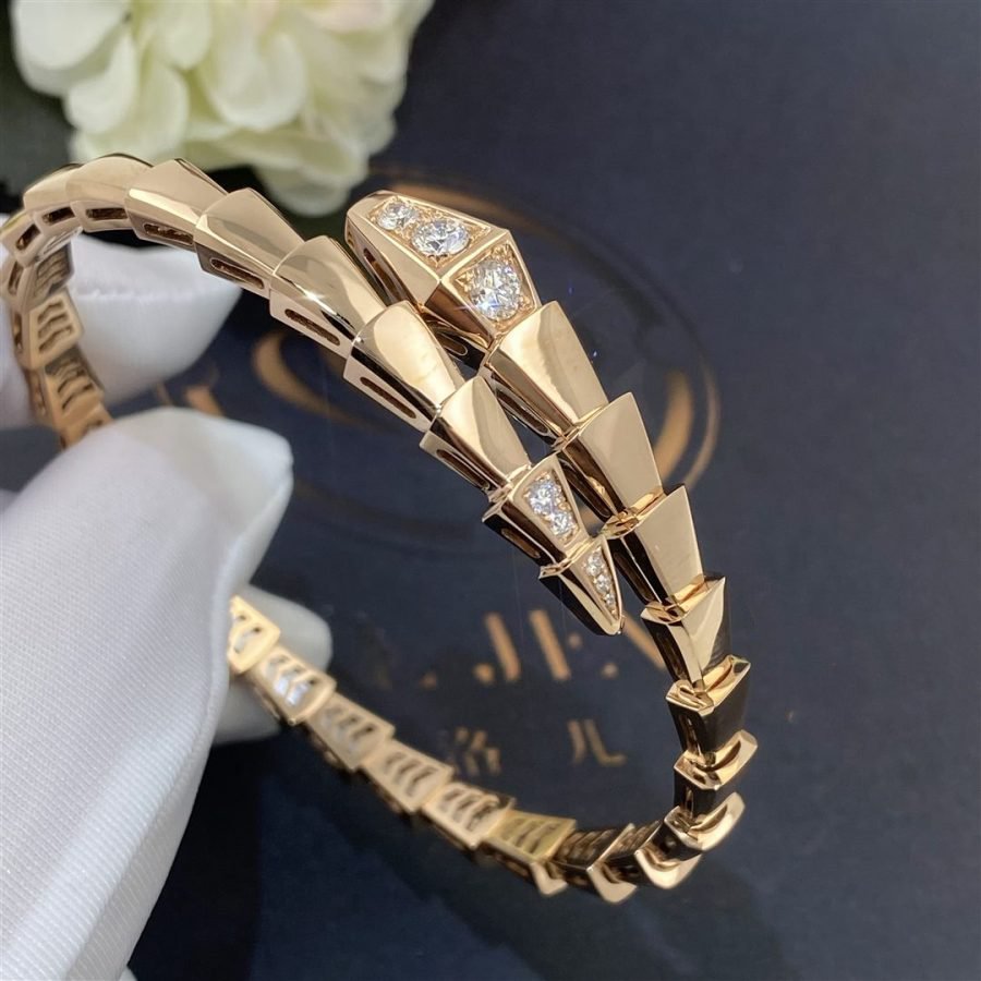 [Bloom]SERPENTI BRACELET DIAMONDS PINK GOLD