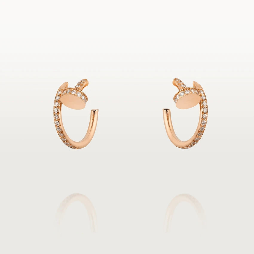 [Bloom]JUSTE EARRINGS 12.75MM PINK GOLD DIAMOND