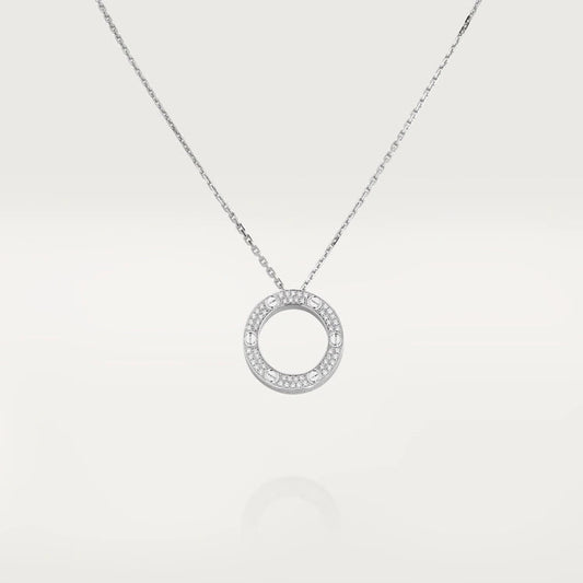 [Bloom]LOVE NECKLACE ADJUSTABLE SILVER