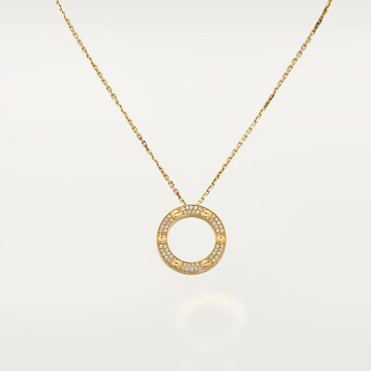 [Bloom]LOVE NECKLACE ADJUSTABLE ROSE GOLD