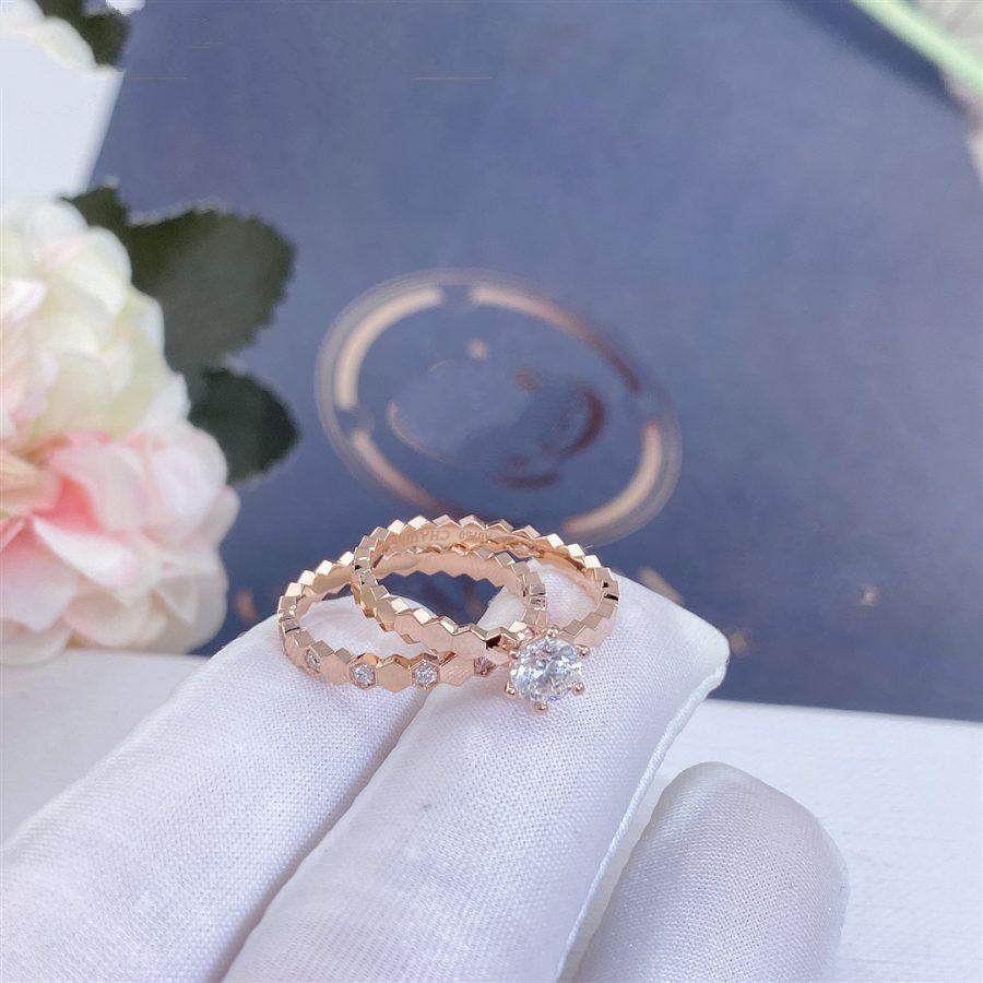 [Bloom]BEE LOVE RING PINK GOLD 1 DIAMOND