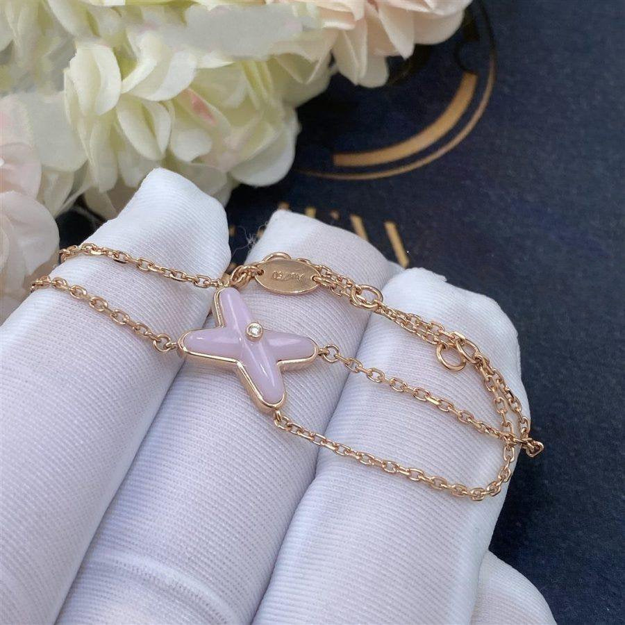 [Bloom]JEUX BRACELET PINK MOP PINK GOLD 1 DIAMOND