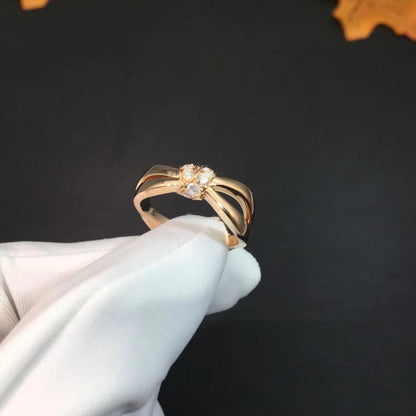 [Bloom]LIENS RING PINK GOLD DIAMOND