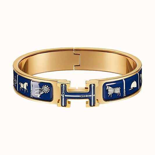 [Bloom]H COUVERTURES DARK BLUE BRACELET