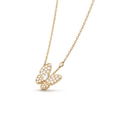 [Bloom]BUTTERFLY DIAMOND NECKLACE