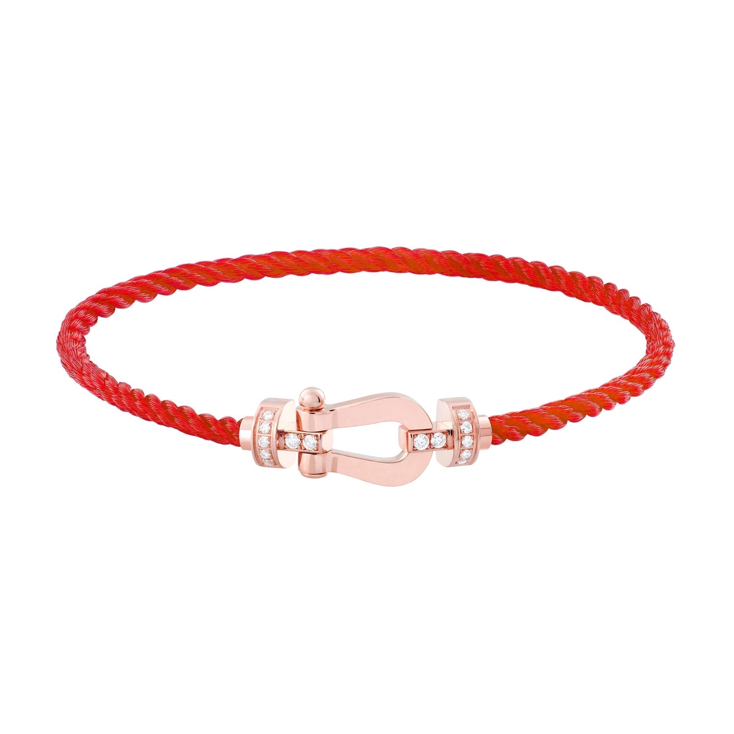 [Bloom]FORCE 10 HALF DIAMOND PINK GOLD RED CORDERI LARGE AND MEDIUM MODEL