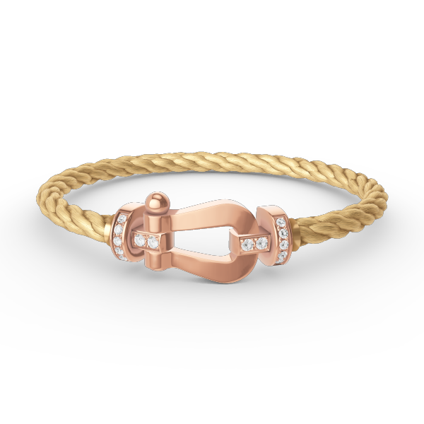 [Bloom]FORCE LARGE HORSESHOE HALF DIAMOND BRACELET ROSE GOLD