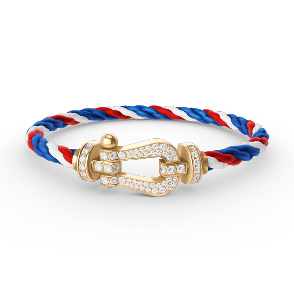 [Bloom]FORCE LARGE HORSESHOE FULL DIAMOND BRACELET GOLD