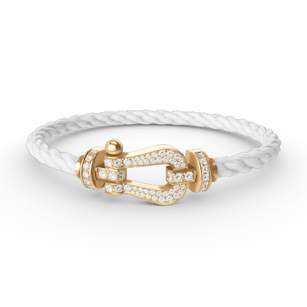 [Bloom]FORCE LARGE HORSESHOE FULL DIAMOND BRACELET GOLD