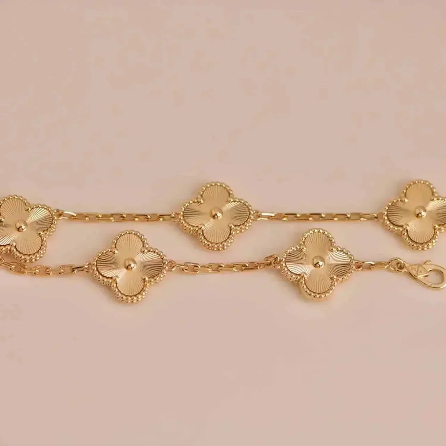 [Bloom]CLOVER 5 FLOWERS LASER BRACELET