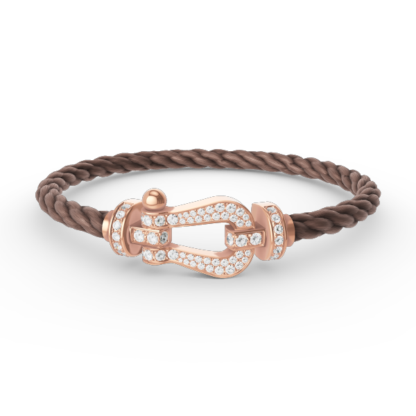 [Bloom]FORCE LARGE HORSESHOE FULL DIAMOND BRACELET ROSE GOLD