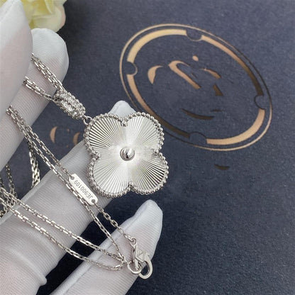 [Bloom]CLOVER 25MM SILVER BIG CLOVER NECKLACE