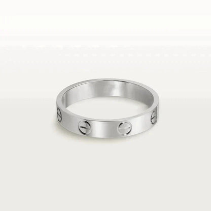 [Bloom]LOVE RING 4MM 1 DIAMOND SILVER